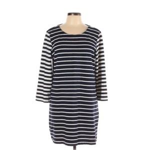 Navy Stripe J Crew Dress